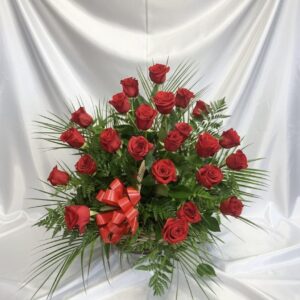 Red roses love basket G1-42049