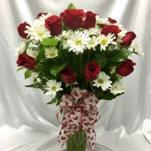 Lovely Red with white G1-42040RW