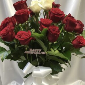 Red roses & white roses G1-42087